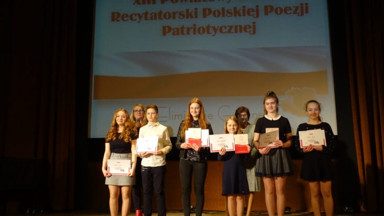 Gminne eliminacje XIII Powiatowego Konkursu Recytatorskiego Polskiej Poezji Patriotycznej