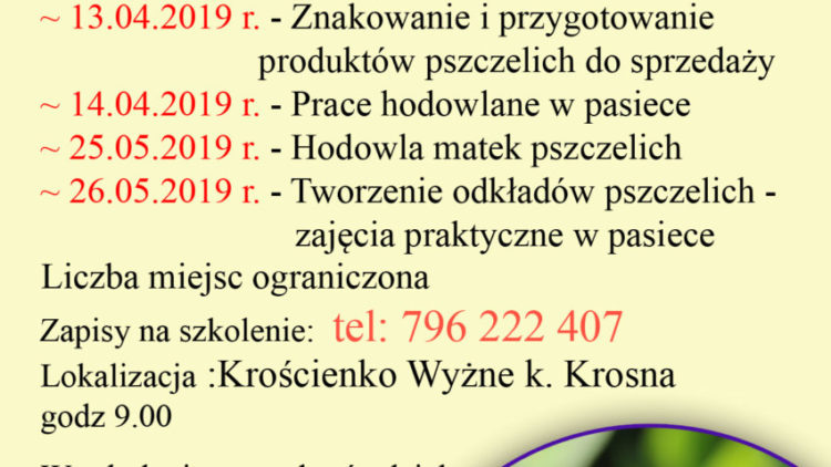 Szkolenie pszczelarskie