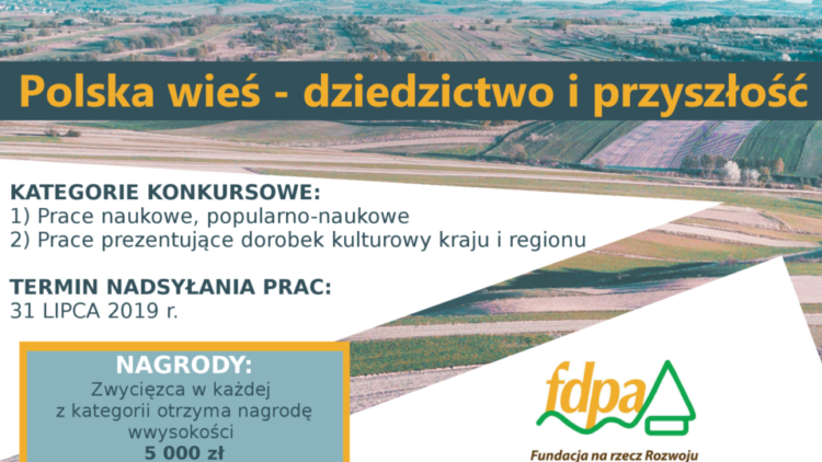 XI edycja konkursu „Polska wieś – dziedzictwo i przyszłość”