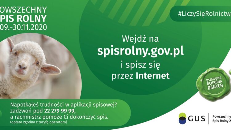 1 września rusza Powszechny Spis Rolny 2020
