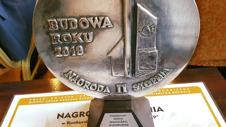 Gmina Iwonicz-Zdrój nagrodzona w konkursie PZITB „Budowa roku 2019”.