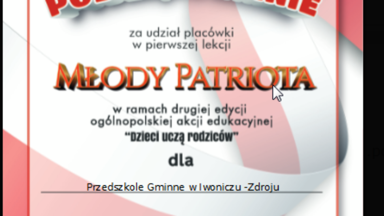 Podziękowanie