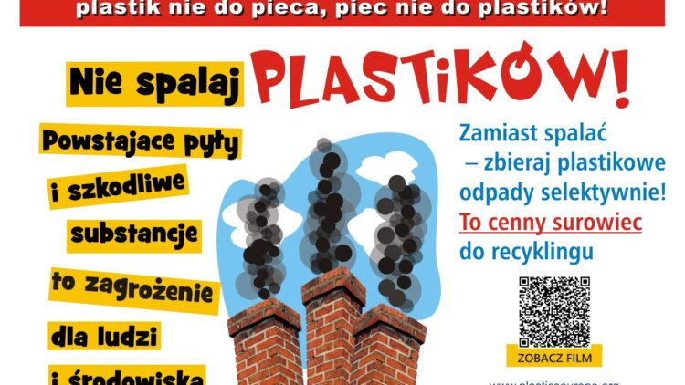 W trosce o czyste powietrze – plastik nie do pieca – piec nie do plastiku