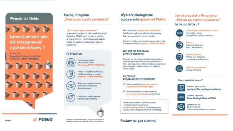 PGNiG Obrót Detaliczny uruchamia w województwie podkarpackim program „Prosto po czyste powietrze”