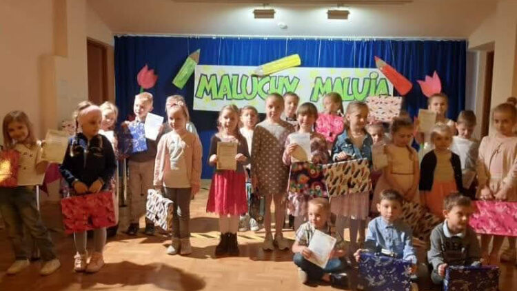 Sukcesy przedszkolaków z Iwonicza-Zdroju w konkursie „Maluchy malują”