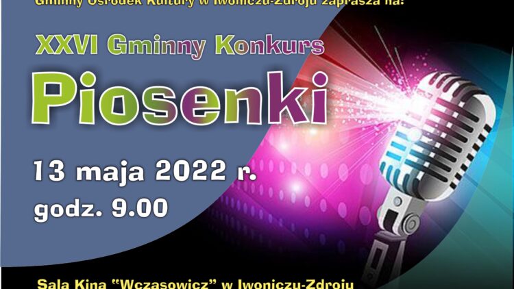 XXVI Gminny Konkurs Piosenki