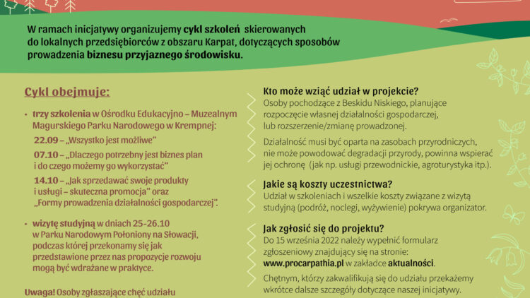Biznes wysokich lotów w Beskidzie Niskim