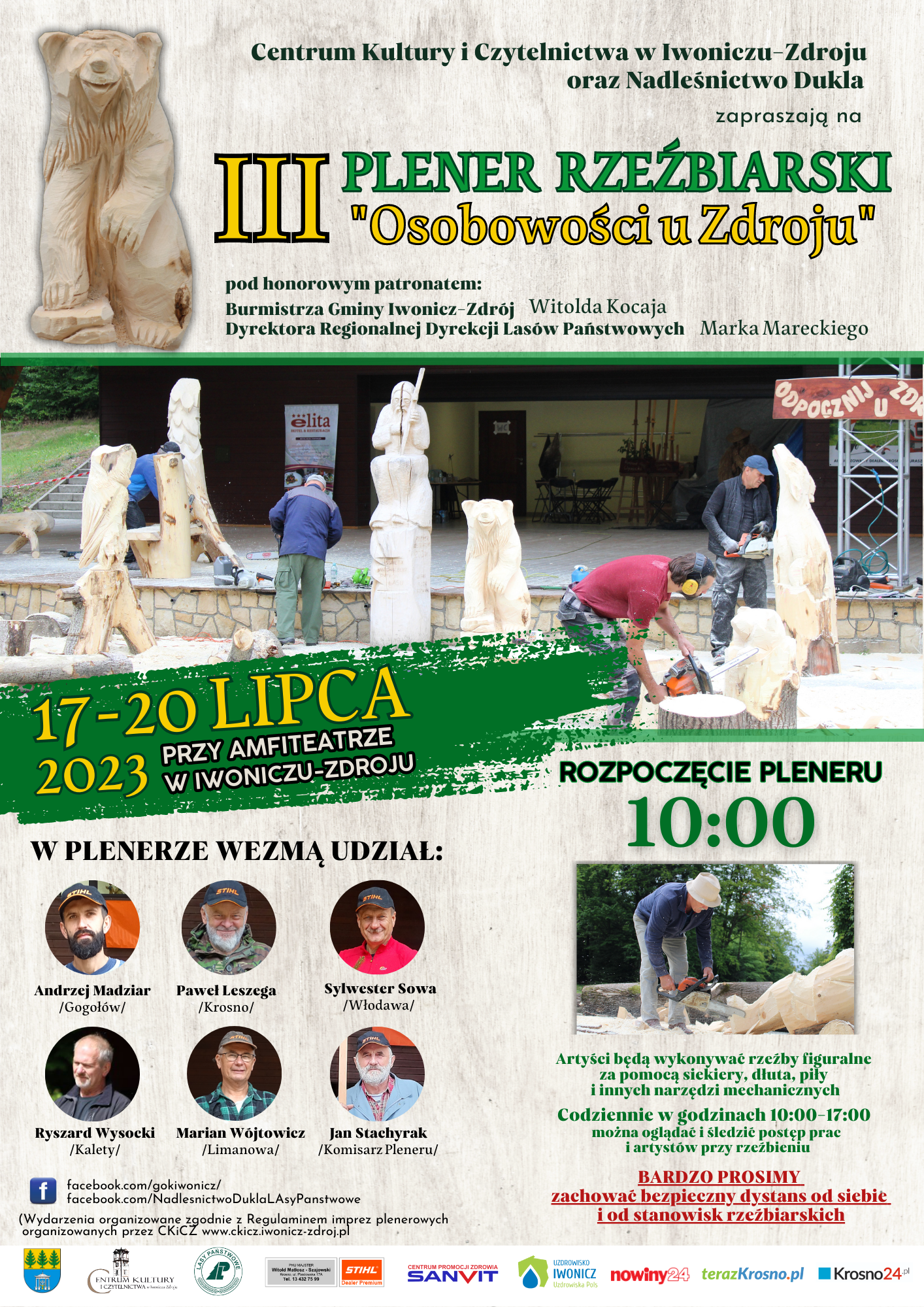 Plakat Plener Rzeźbiarski 2023
