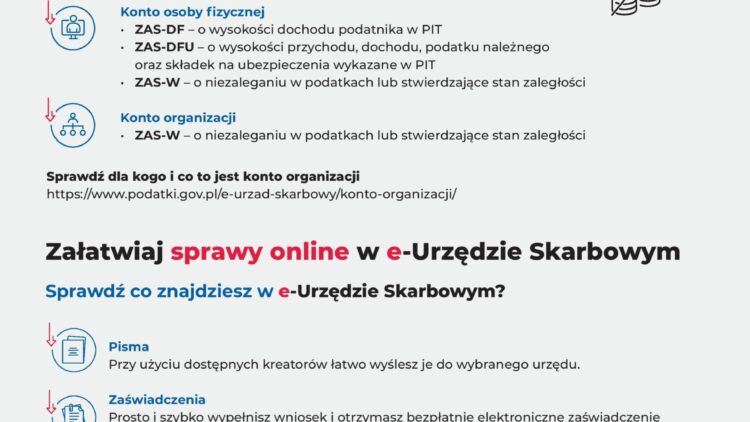 Załatwiaj sprawy online w e-Urzędzie Skarbowym