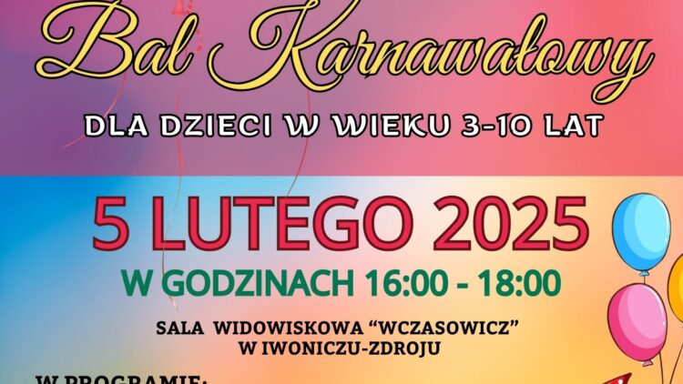 Karnawałowa Zabawa dla Dzieci – Nie Przegap!