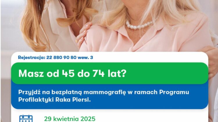 BEZPŁATNA MAMMOGRAFIA W IWONICZU-ZDROJU