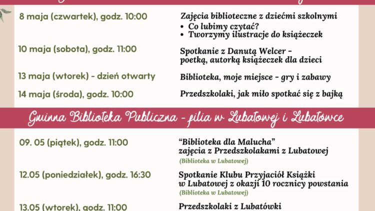 Tydzień Bibliotek już trwa!