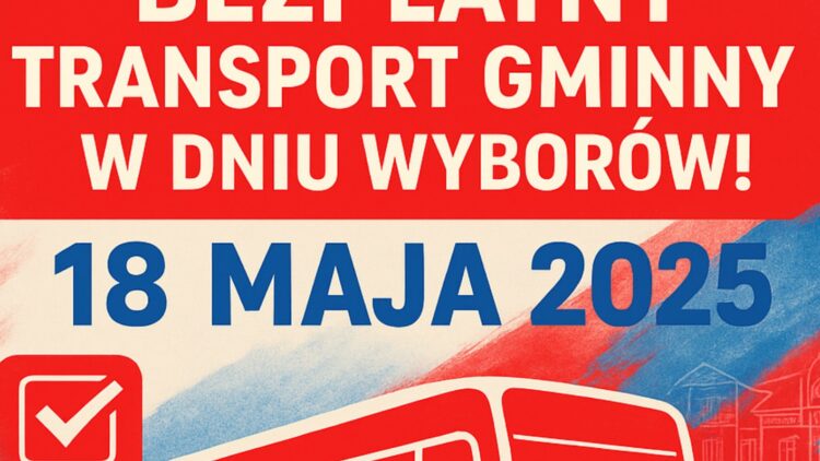 Bezpłatny transport gminny w dniu wyborów!