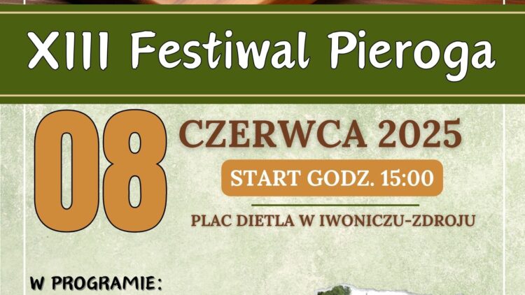 Czy jesteście gotowi na najbardziej smakowitą imprezę roku? Bo my już lepimy formę na… XIII FESTIWAL PIEROGA!