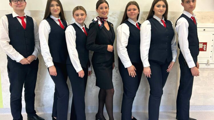 Podniebna lekcja w Zespół Szkół Gastronomiczno-Hotelarskich w Iwoniczu-Zdroju!