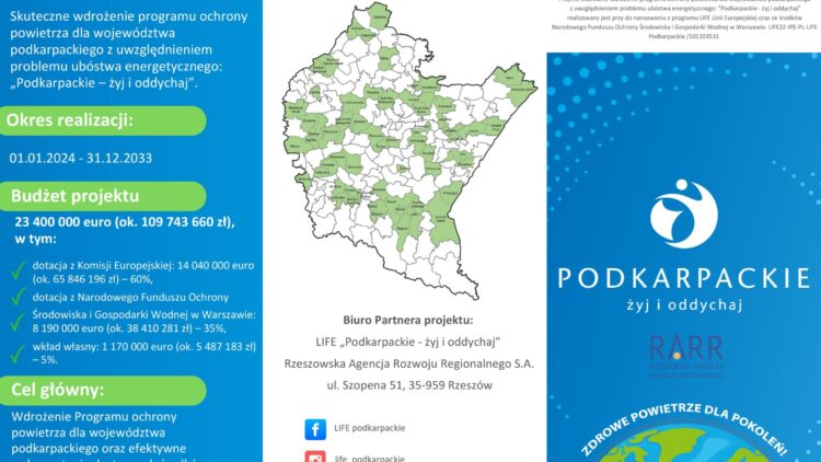 Projekt LIFE „Podkarpackie żyj i oddychaj”
