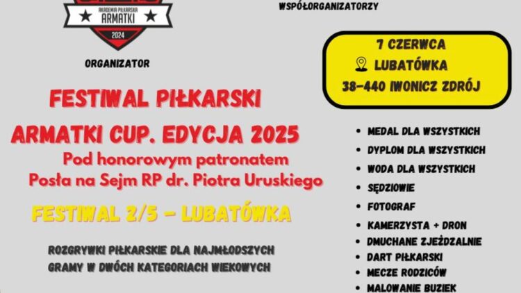 ARMATKI CUP 2025 – FESTIWAL #2 JUŻ W SOBOTĘ!