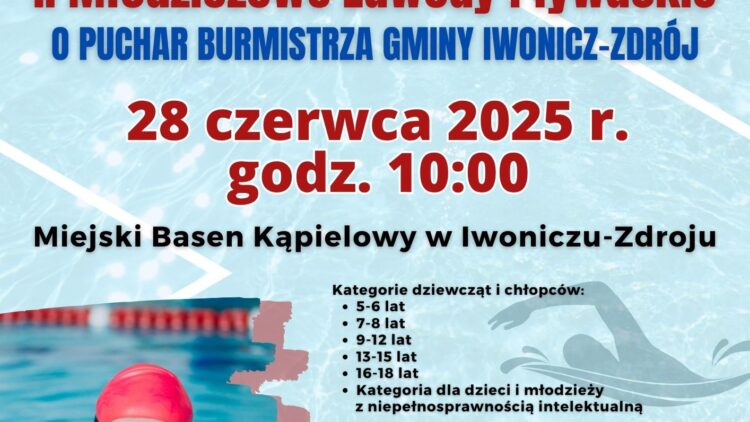 II Młodzieżowe Zawody Pływackie o Puchar Burmistrza Gminy Iwonicz-Zdrój!