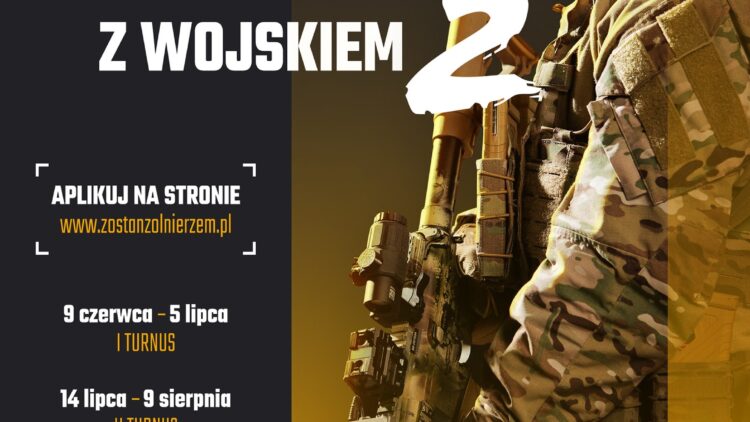 „Wakacje z Wojskiem 2” – druga edycja letnich szkoleń dla ochotników!