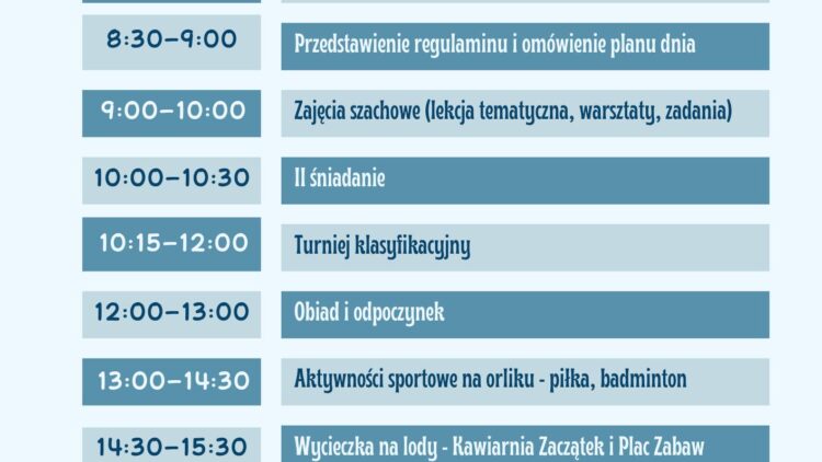 Szachowe Lato z Wyobraźnią 2025 w Iwoniczu-Zdroju!