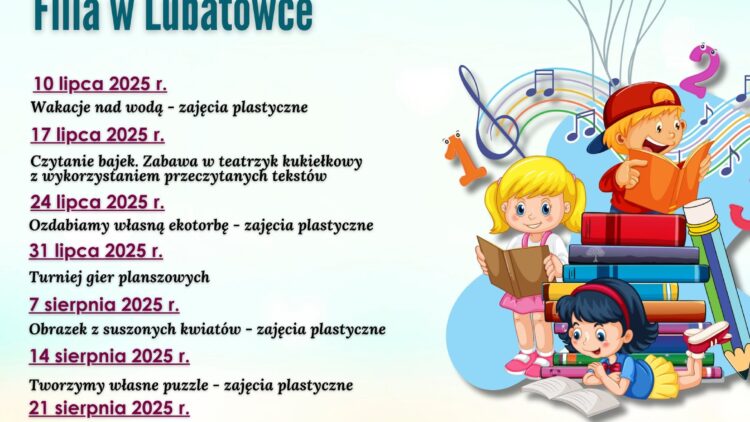 WAKACJE Z BIBLIOTEKĄ 2025