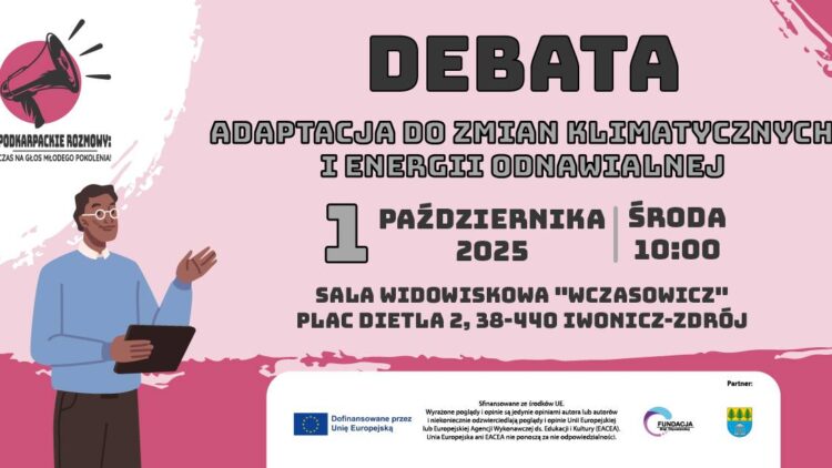 Debata o klimacie i energii odnawialnej w Iwoniczu-Zdroju!