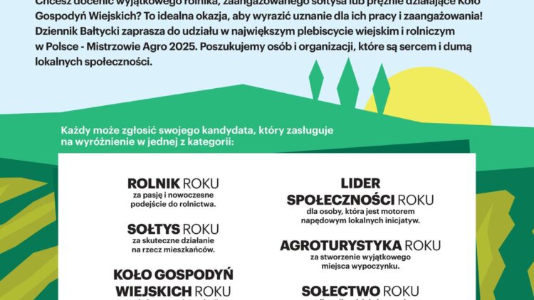 Ruszył plebiscyt „Mistrzowie AGRO 2025”!