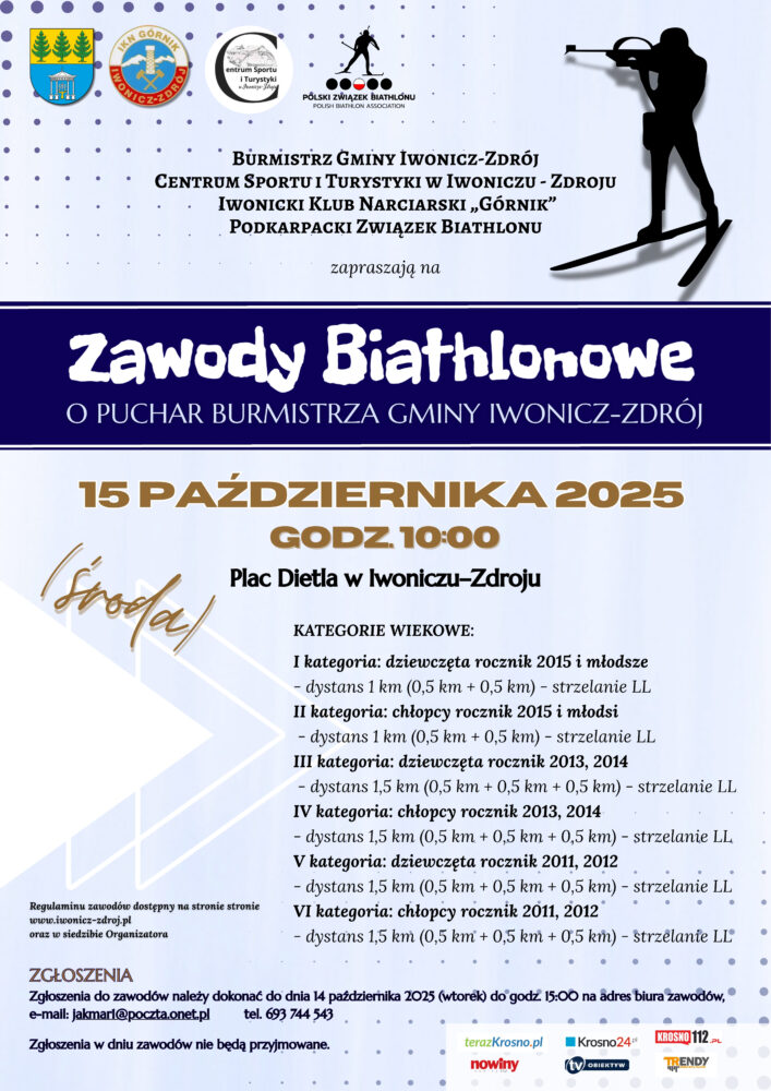 Centrum Sportu i Turystyki w Iwoniczu - Zdroju - Iwonicki Klub Narciarski „Górnik” - Podkarpacki Związek Biathlonu (1) (1)