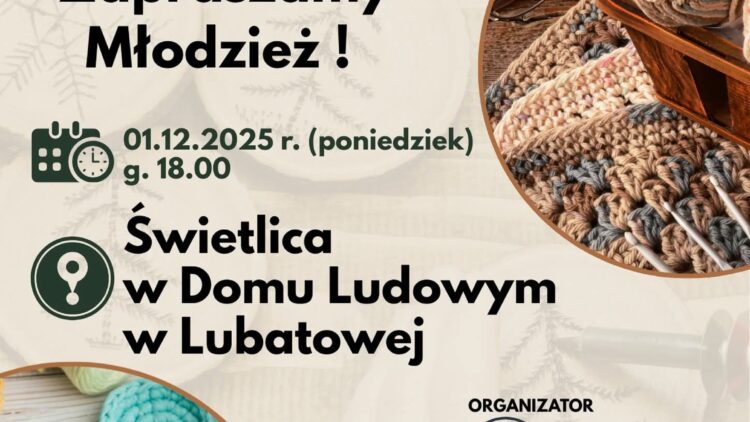 ARTYSTYCZNE PONIEDZIAŁKI – Warsztaty tradycyjnego szydełkowania