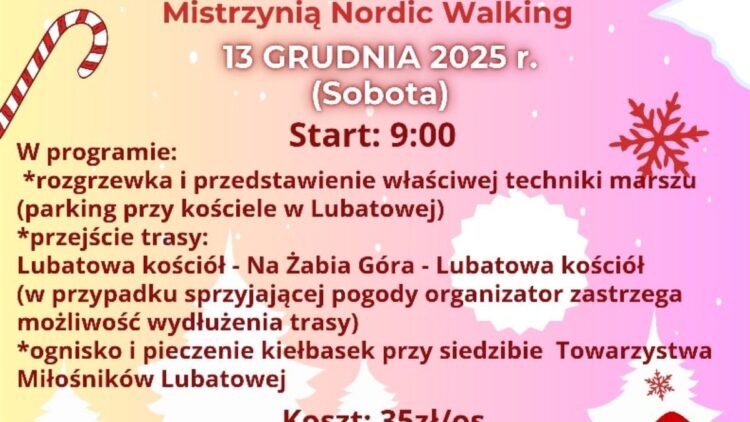 Mikołajkowy spacer z kijkami? TAK!