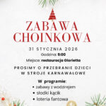 plakat zabawa choinkowa