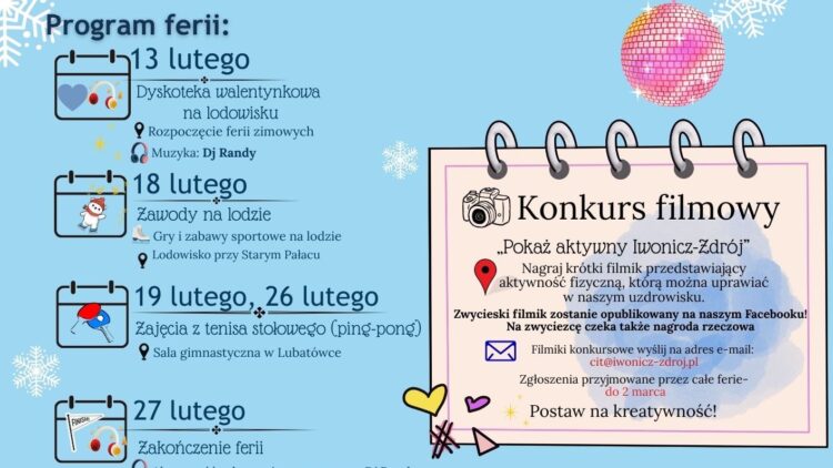 Ferie bez nudy? W Iwoniczu-Zdroju to norma! Zamiast siedzieć pod kocem – ruszamy się, śmiejemy i dobrze bawimy!