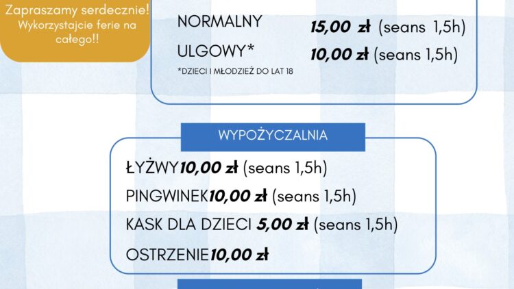 To już OSTATNI TYDZIEŃ lodowiska!