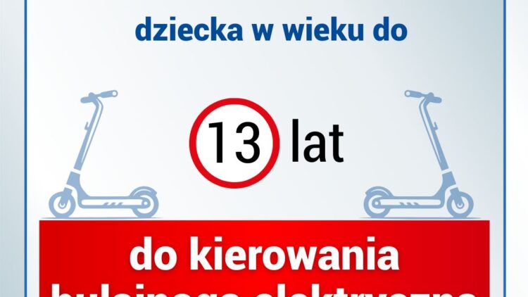 Hulajnoga elektryczna = pojazd. Od 3 marca obowiązują nowe zasady!