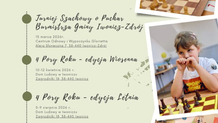 CZAS NA RUCH! – z Klub Szachowy Czarno na Białym Iwonicz-Zdrój