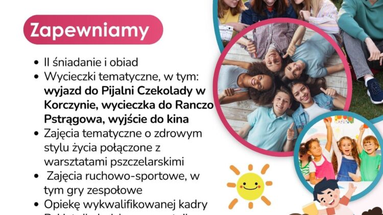 „Aktywnie z pasją” – bezpłatne wakacyjne zajęcia dla dzieci z Gminy Iwonicz-Zdrój!