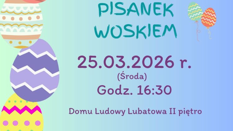 Zapraszamy na wielkanocne warsztaty malowania pisanek kolorowym woskiem