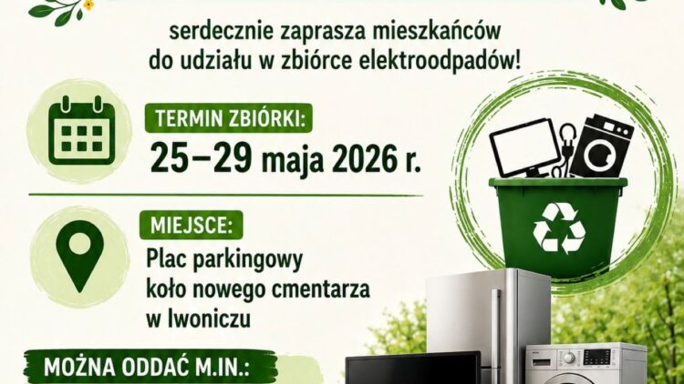 ZBIÓRKA ELEKTROODPADÓW W IWONICZU!