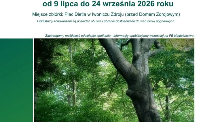 Odkryj piękno naszych lasów! Wracają uwielbiane „Spacery z leśnikiem” w Iwoniczu-Zdroju!